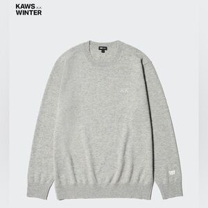 UNIQLO Cashmere KAWS Crewneck Sweater